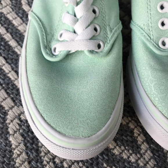Vans Paisley mint green women’s 6 - Picture 4 of 8